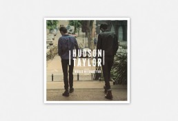 Graphic design and photography services showcasing an album cover layout featuring photography shot in East London with a white logo.
