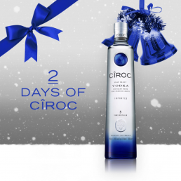 Graphic design services and social media content creation showcasing a festive Christmas product countdown campaign day 2 blue bells and blue bow.