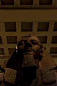 Professional Photography Stone Sculpture From Kemet Egypt Close-Up Of King Ramses II In British Museum London