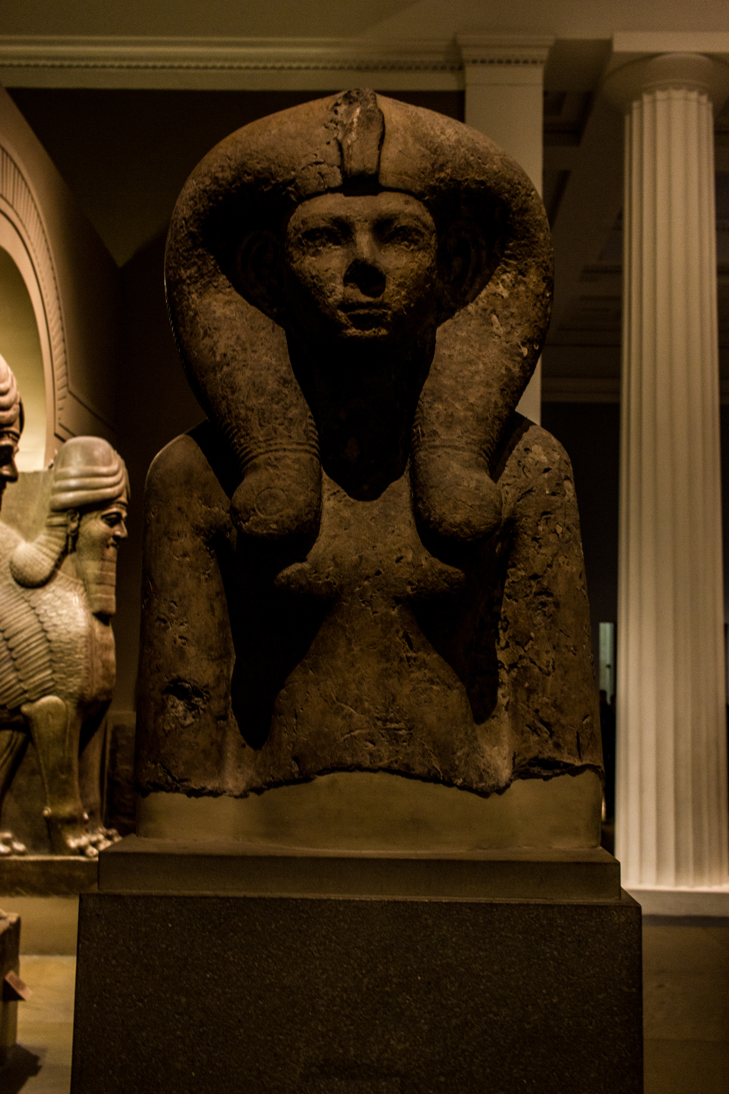 Professional Photography Stone Sculpture From Kemet Egypt Of Queen Ahmose-Merytamun In British Museum London