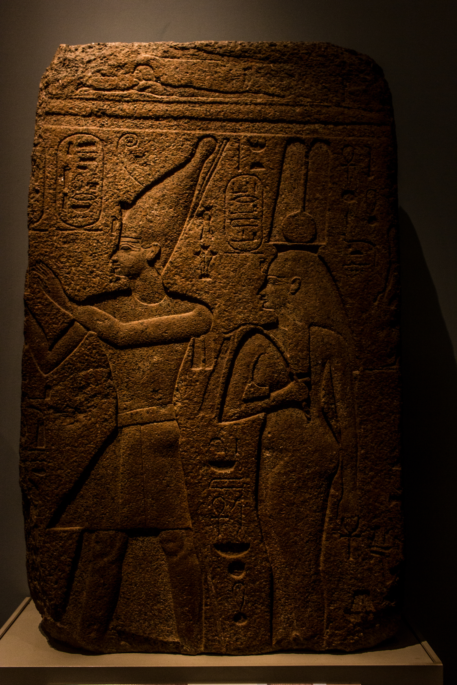 Professional Photography Stone Sculpture From Kemet Egypt Of King Osorkon II In British Museum London