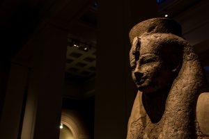Professional Photography Stone Sculpture From Kemet Egypt Of Goddess Hathor In British Museum London