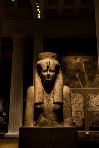 Professional Photography Stone Sculpture From Kemet Egypt Of Goddess Hathor In British Museum London
