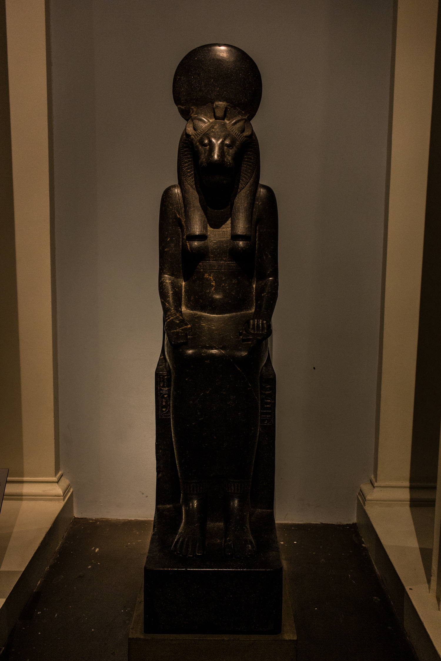 Professional Photography Stone Sculpture From Kemet Egypt Of The Goddess Sekhmet In British Museum London