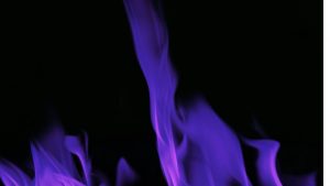 Image Of Purple And Blue Flames